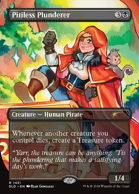 Pitiless Plunderer, Magic card SLD 1431 — Secret Lair Drop set