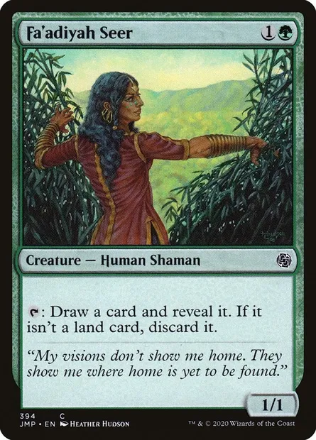 Fa'adiyah Seer, Magic card JMP 394 — Jumpstart set