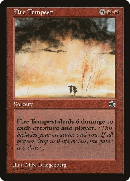 Fire Tempest, Magic card POR 128 — Portal set