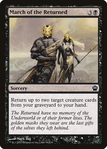 March of the Returned, Magic card THS 96 — Theros set