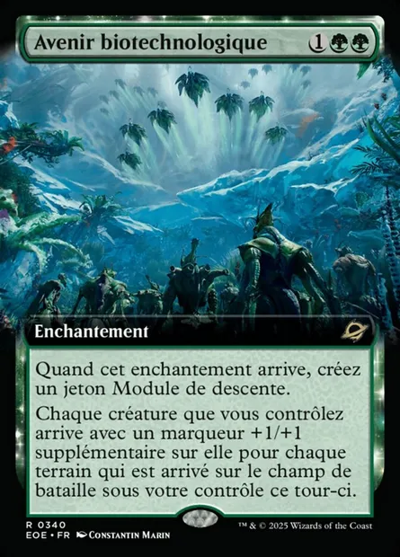 Avenir biotechnologique, carte Magic EOE 340 — extension Edge of Eternities