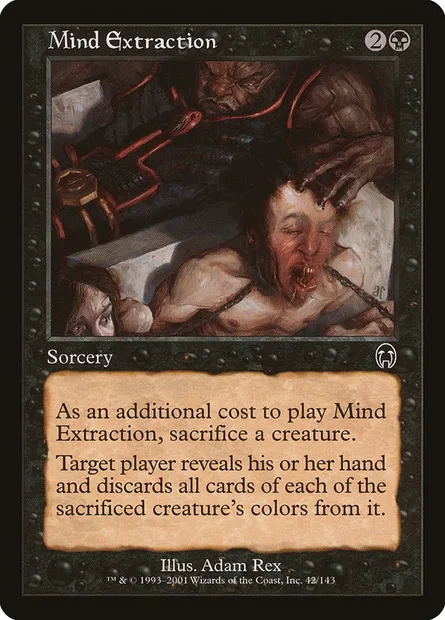 Extraction cérébrale, carte Magic APC 42 — extension Apocalypse