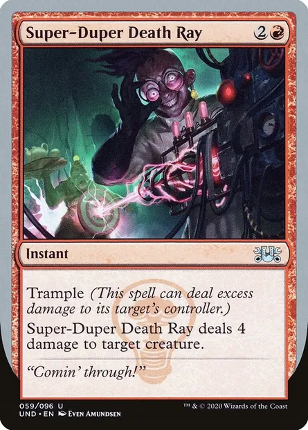 Super-Duper Death Ray, Magic card UND 59 — Unsanctioned set