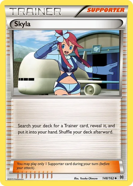 Skyla, Pokémon card BKT 148 — BREAKthrough set