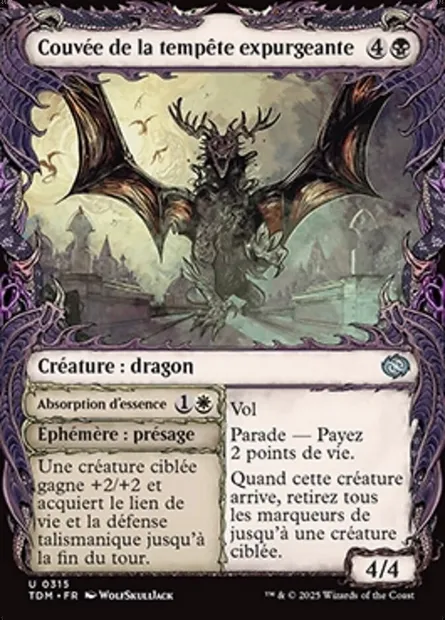 Purging Stormbrood // Vol, carte Magic TDM 315 — extension Tarkir: Dragonstorm