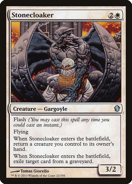 Stonecloaker, Magic card C13 22 — Commander 2013 set
