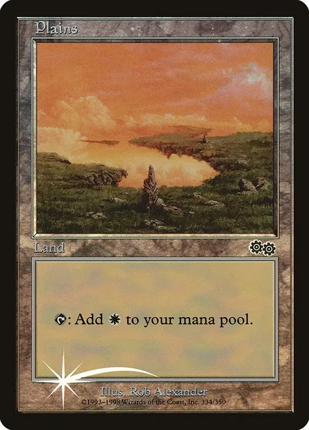 Plains, Magic card PAL99 7 — Arena League 1999 set