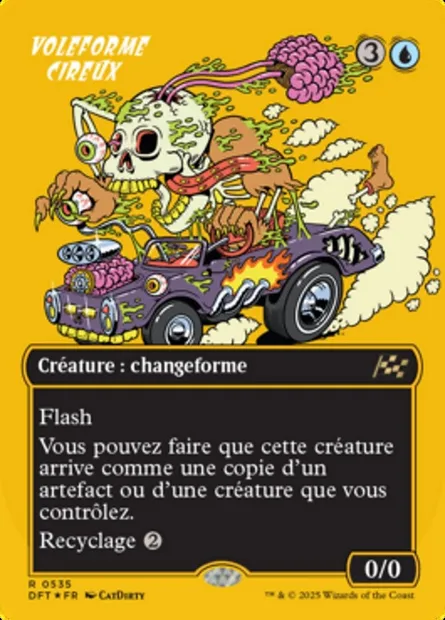 Voleforme cireux, carte Magic DFT 535 — extension Aetherdrift