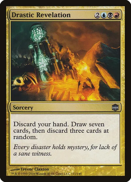 Drastic Revelation, Magic card ARB 111 — Alara Reborn set