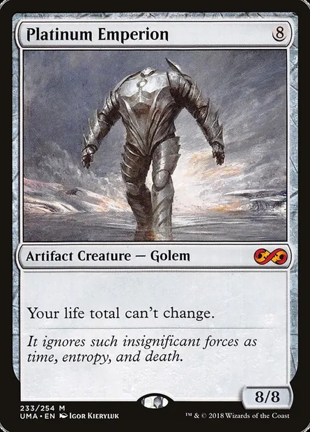 Platinum Emperion, Magic card UMA 233 — Ultimate Masters set