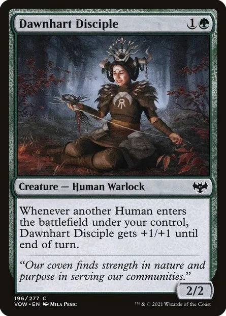 Dawnhart Disciple, Magic card VOW 196 — Innistrad: Crimson Vow set
