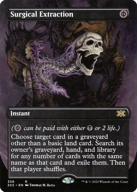 Surgical Extraction, Magic card 2X2 356 — Double Masters 2022 set