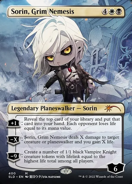 Sorin, Grim Nemesis, Magic card SLD 400 — Secret Lair Drop set