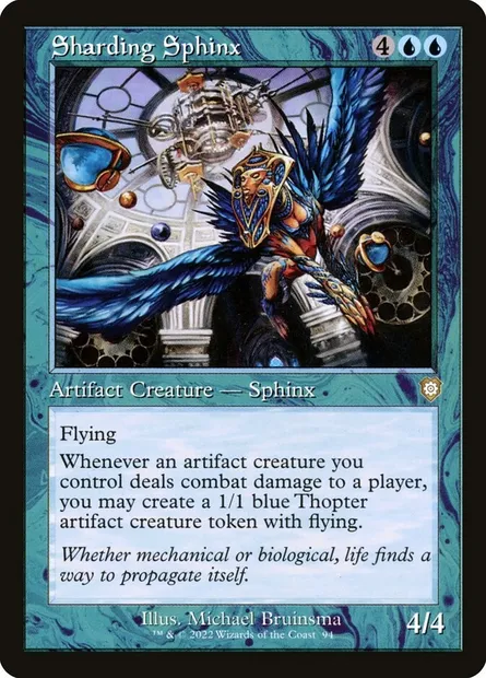 Sharding Sphinx, Magic card BRC 94 — The Brothers' War Commander set
