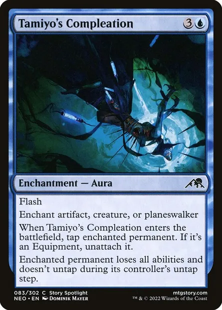 Tamiyo's Compleation, Magic card NEO 83 — Kamigawa: Neon Dynasty set