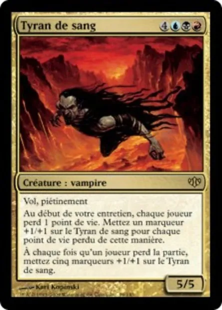 Tyran de sang, carte Magic CON 99 — extension Conflux
