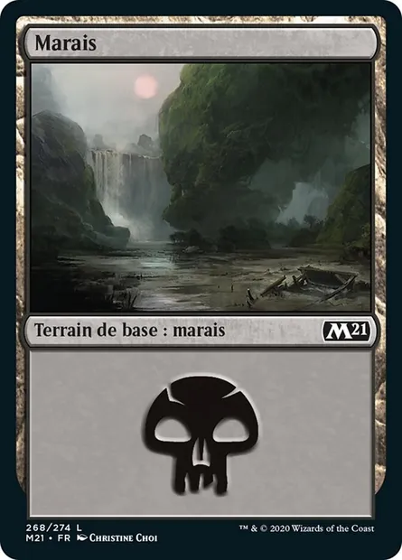 Marais, carte Magic M21 268 — extension Core Set 2021