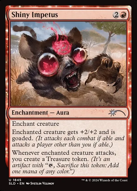 Shiny Impetus, Magic card SLD 1845 — Secret Lair Drop set