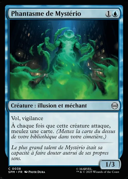 Phantasme de Mystério, carte Magic SPM 38 — extension Marvel's Spider-Man