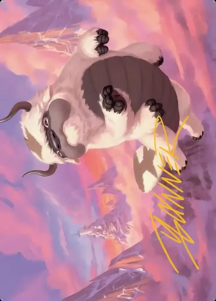 Appa, Aang's Companion // Appa, Aang's Companion, carte Magic ATLA 31 — extension Avatar: the Last Airbender Art Series