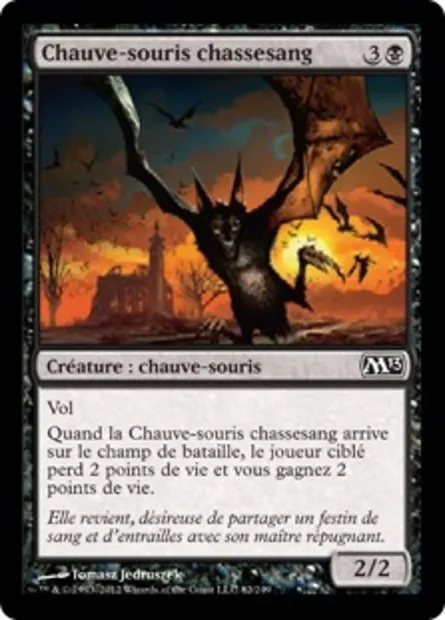 Chauve-souris chassesang, carte Magic M13 82 — extension Magic 2013