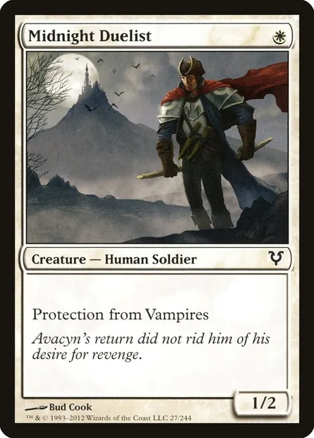 Midnight Duelist, Magic card AVR 27 — Avacyn Restored set