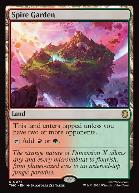 Spire Garden, Magic card TMC 75 — Teenage Mutant Ninja Turtles Eternal set