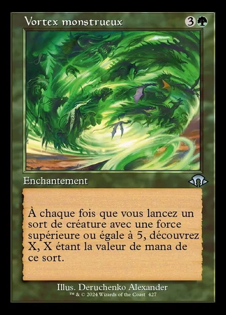 Vortex monstrueux, carte Magic MH3 427 — extension Modern Horizons 3