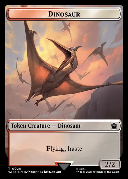 Dinosaur, Magic card TWHO 20 — Doctor Who Tokens set