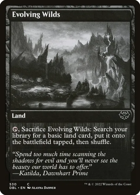Evolving Wilds, Magic card DBL 530 — Innistrad: Double Feature set