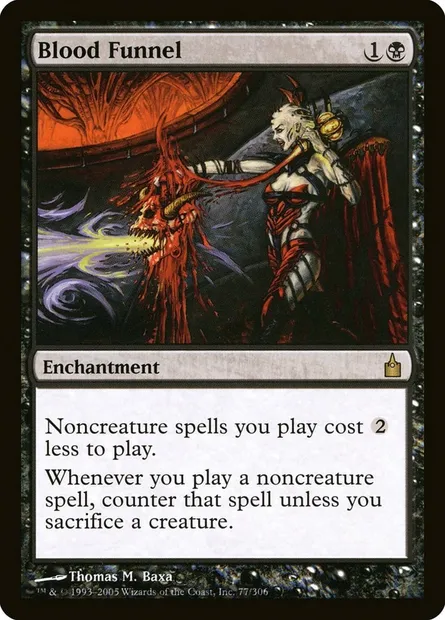 Infundibulum de sang, carte Magic RAV 77 — extension Ravnica: La Cité des Guildes