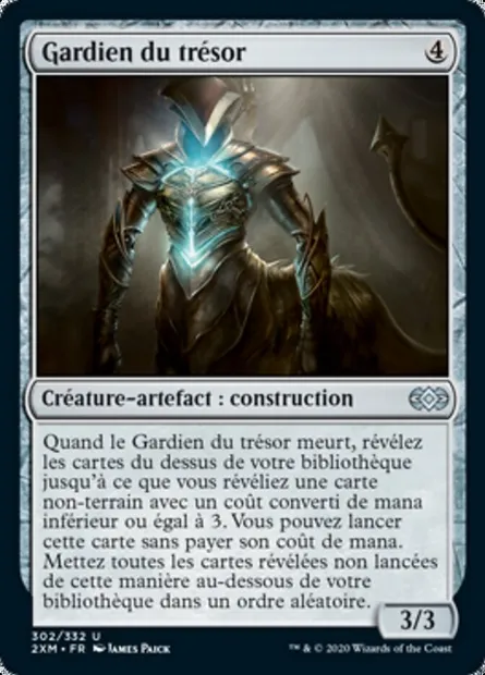 Gardien du trésor, carte Magic 2XM 302 — extension Double Masters