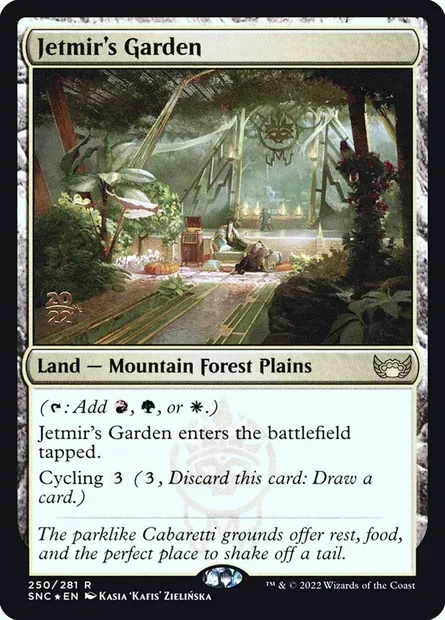 Jetmir's Garden, Magic card PSNC 250s — Streets of New Capenna Promos set