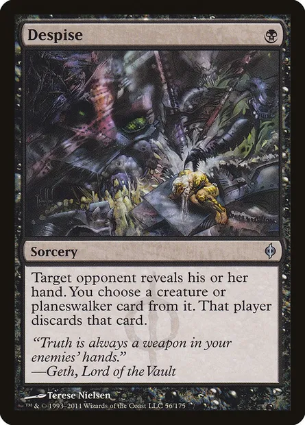 Despise, Magic card NPH 56 — New Phyrexia set