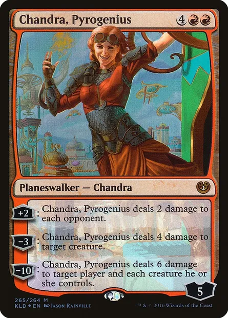 Chandra, Pyrogenius, Magic card KLD 265 — Kaladesh set