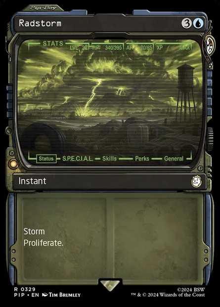 Radstorm, Magic card PIP 329 — Fallout set