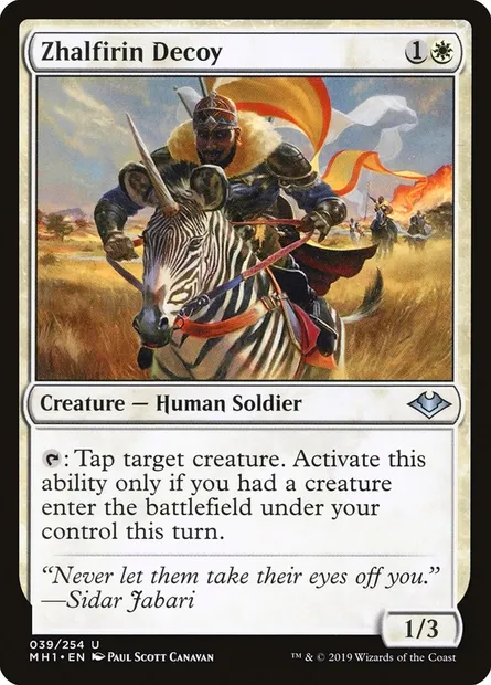 Zhalfirin Decoy, Magic card MH1 39 — Modern Horizons set
