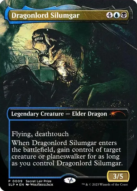 Silumgar, seigneur-dragon, carte Magic SLP 9 — extension Secret Lair Promo