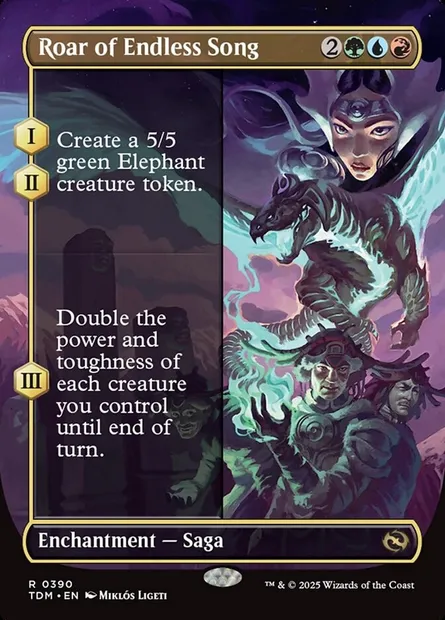 Roar of Endless Song, Magic card TDM 390 — Tarkir: Dragonstorm set