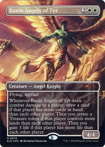 Anges de combat de Tyr, carte Magic SLD 875 — extension Secret Lair Drop
