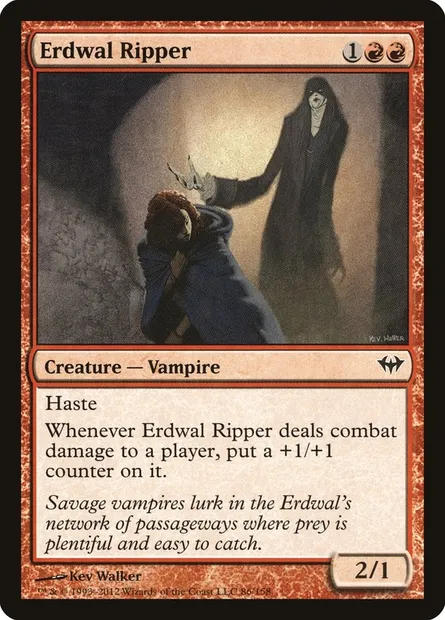 Erdwal Ripper, Magic card DKA 86 — Dark Ascension set