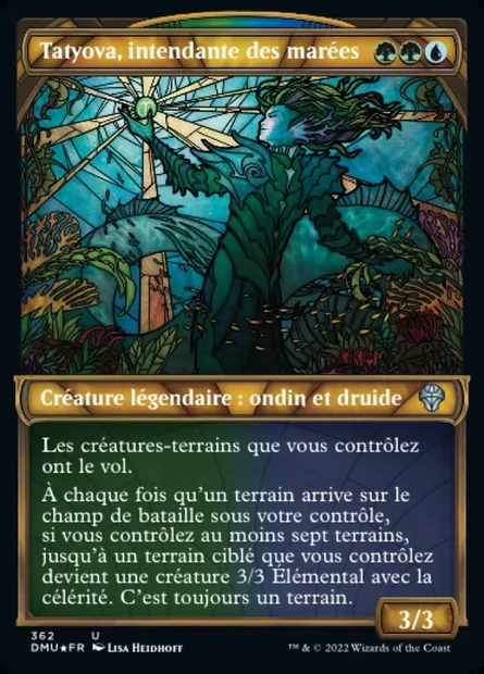 Tatyova, intendante des marées, carte Magic DMU 362 — extension Dominaria Uni