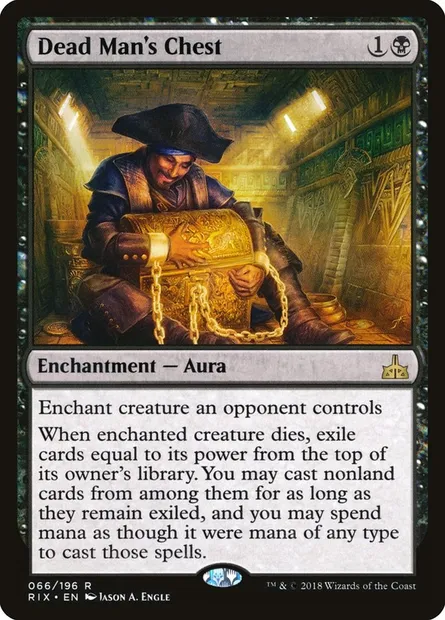 Dead Man's Chest, Magic card RIX 66 — Rivals of Ixalan set