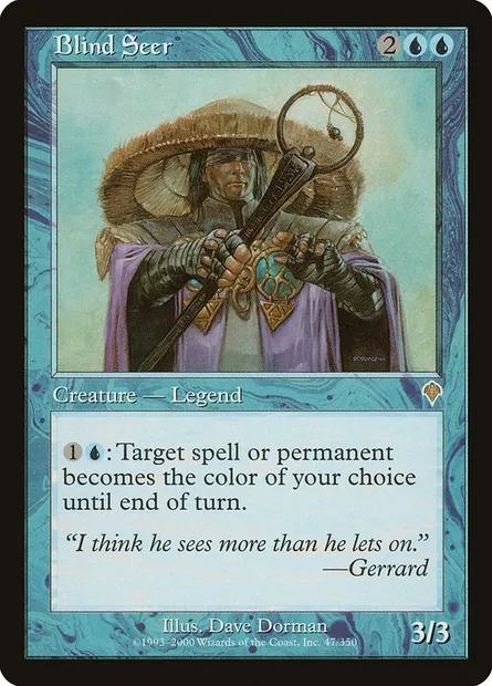 Blind Seer, Magic card INV 47 — Invasion set