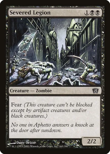 Severed Legion, Magic card 8ED 163★ — Eighth Edition set