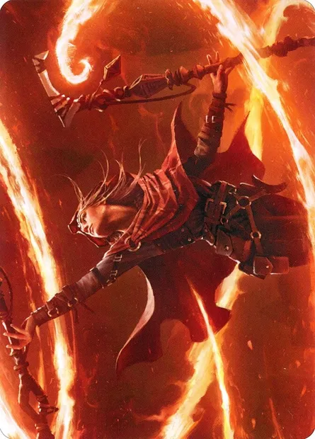 Magmatic Channeler // Magmatic Channeler, Magic card AZNR 65 — Zendikar Rising Art Series set