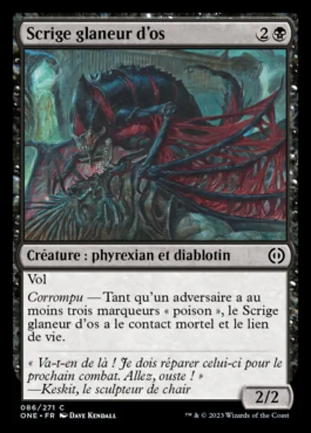 Scrige glaneur d'os, carte Magic ONE 86 — extension Tous Phyrexians