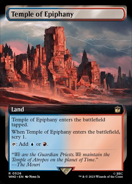 Temple de la révélation, carte Magic WHO 526 — extension Doctor Who