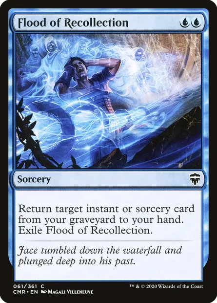 Flood of Recollection, Magic card CMR 61 — Commander Legends set