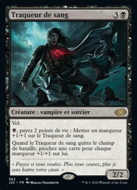Traqueur de sang, carte Magic J22 382 — extension Jumpstart 2022
